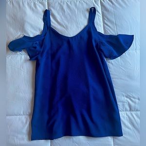 FSL Apparel Short-Sleeved Top with Cut-Out Shoulders